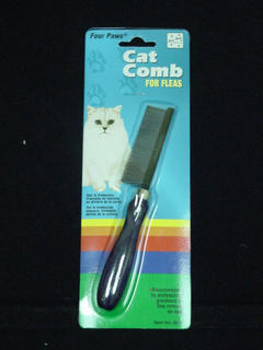 Comb Wood Handle Cat